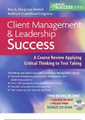Exam (elaborations) NUR 2220 (NUR 2220 Client Management and Leadership Success A Course Review Applying Critical Thinking Skills to Test Taking  