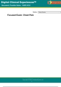 Doctura Nancy&vert;Focused Exam&colon;Chest Pain