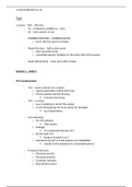 Tort Law (LAW209) Semester 1 - Lecture Notes