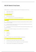 NR 507 Week 8 Final Exam &lpar;Real Questions&rpar;