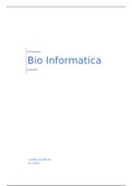 Overzicht Bio informatica Cursus (Behaald Resultaat: 16/20)
