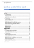 Samenvatting Staats- en administratief recht