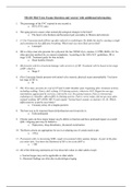 NR 601 Mid Term Exam  Questions and Answers with Additional Information