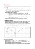 OCR MEI Mathematics: Year 2 Pure - Functions Cheat Sheet