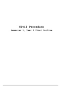 Civil Procedure I