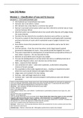 Legal Foundations 141 Notes