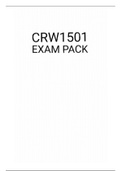 CRW1501 EXAM PACK 2021