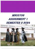  MNO3706 Assignment 1 &lpar;QUALITY ANSWERS&rpar; Semester 2 2024