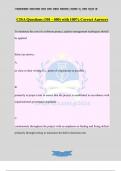 CISA Questions &lpar;301 - 400&rpar; with 100&percnt; Correct Answers