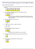 ATI TEAS Practice Question and Answers Latest Update (Graded A )