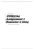 Com3704 assignment 1 semester 2 2024