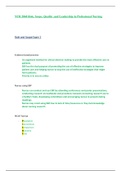 NUR 2868 &sol; NUR2868&colon; Role&comma; Scope&comma; Quality&comma; and Leadership in Professional Nursing Exam 2 &lpar;Latest 2021 &sol; 2022&rpar; Rasmussen