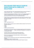 EEG BOARD PREP MOCK EXAM &num;2 QUESTIONS WITH COMPLETE SOLUTIONS