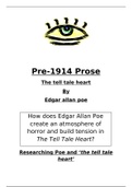 Research English Literature | The Tell Tale Heart & Edgar Allan Poe