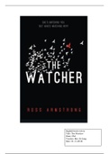 Boekverslag Engels | The Watcher, Ross Armstrong