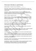 PSW NACC REVIEW &num;1 QUESTIONS 