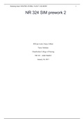 NR 324 SIM prework 2&lpar;Graded A&plus;&rpar;2021 UPDATE