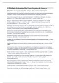 OSHA Basic Orientation Plus Exam Questions & Answers&period;