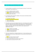 NR 305 HESI QUESTIONS REVIEW (Graded A+) LATEST UPDATE