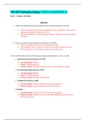 NR 283 Pathophysiology UNIT 6 CHAPTER 16&lpar;LATEST UPDATE&rpar; Graded A&plus;