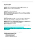 Tourism Business boek samenvatting, Breda University (handboek organisatie en management) - tentamen leerjaar 1, 2020/2021