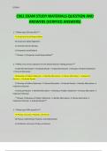 C961 REVIEW EXAM STUDY MATERIALS QUESTION AND ANSWERS &lpar;VERIFIED ANSWERS&rpar;