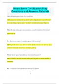 Smart Serve Certification Prep Questions and Answers Rated A&plus;