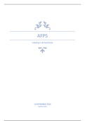 Samenvatting AFP 5 Psychiatrie voor verpleegkundigen