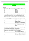 Health Assessment Exam 2&colon; Study Guide final complete practice questions and answers solution 2021 &lpar;complete combined chapter 8-chapter 18&rpar;