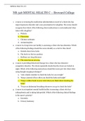 NR 326 MENTAL HEALTH A&comma; B & C &ndash; Broward College &vert; NR326 MENTAL HEALTH &lbrace;A Grade&rcub; &ndash; Broward College