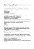 Pharm Evolve Practice Exam 2024&sol;2025 Questions With Completed & Verified Solutions&period;