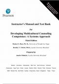 Test Bank for Developing Multicultural Counseling Competence A Systems Approach&comma; 3rd Edition by Danica G&period; Hays&comma; Bradley T&period; Erford