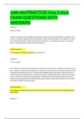 JURI 530 PRACTICE Quiz 2&period;docx EXAM QUESTIONS WITH ANSWERS 