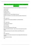 GEO 101 Exam 2 Questions And Complete Answers 