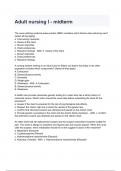  Adult nursing I - midterm Exam 2024&sol;2025 Questions With Completed & Verified Solutions&period;