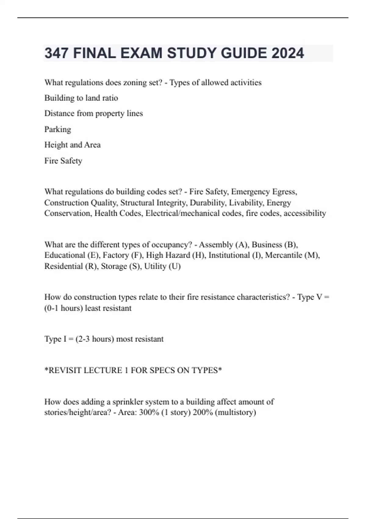 COMP 347 FINAL EXAM STUDY GUIDE 2024 - COMP 347 - Stuvia US