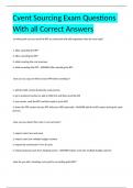 Cvent Sourcing Exam Questions With all Correct Answers