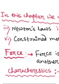 Introduction of Newton's Laws of Motion in a Nutshell