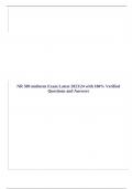 NR 509 Full Solution Pack(Over 5 different versions of exams all 100% verified)