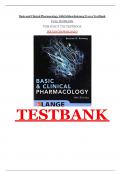 BASIC AND CLINICAL PHARMACOLOGY 14TH EDITION KATZUNG TREVOR TEST BANK COMPLETE TEST BANK ALL 64 CHAPTERS QUESTIONS WITH SOLUTIONS AND RATIONALES