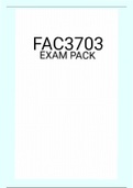 FAC3703 EXAM PACK 2021