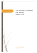Samenvatting: Financieel en Commercieel Management 1e jaar