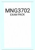 MNG3702 EXAM PACK SUMMARY