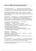 Intro to H&P and Documentation questions and answers graded A&plus; 2024&sol;2025