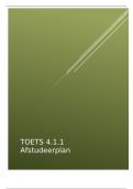 Toets 4&period;1&period;1 Afstudeerplan