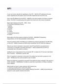 HPI questions and answers graded A&plus; 2024&sol;2025