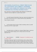 LBO MODEL EXAM WALL STREET PREP EXAM  ALL QUESTIONS AND CORRECT ANSWERS&vert;&vert;  LATEST AND COMPLETE VERSION 2024 WITH  VERIFIED SOLUTIONS&vert;&vert; ASSURED PASS&excl;&excl;&excl;