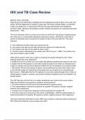 HIV and TB Case Review questions and answers graded A&plus; 2024&sol;2025