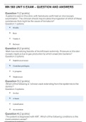 Exam &lpar;elaborations&rpar; MN 568 UNIT 6 EXAM &ndash; QUESTION AND ANSWERS 
