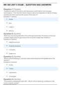 Exam (elaborations) MN 568 UNIT 6 EXAM – QUESTION AND ANSWERS 